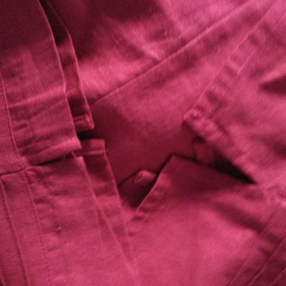 Linen Blend Southern Lady Pantsuit Capri Size Large 18 - Picture 7 of 10
